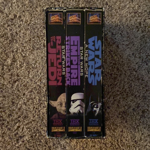 STAR WARS Trilogy Vintage VHS Set - Picture 2 of 10
